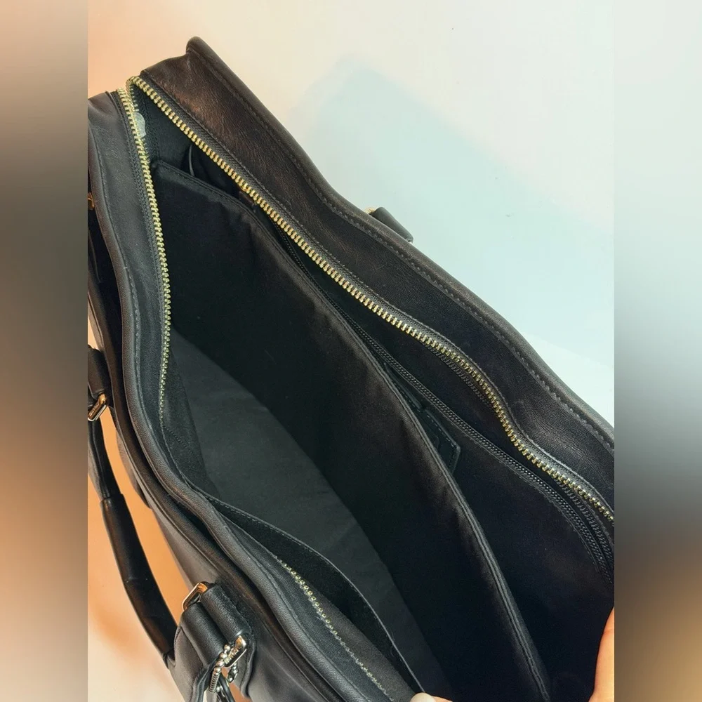 Coach Lexington Embassy Black Leather Briefcase - Picture 13 of 15